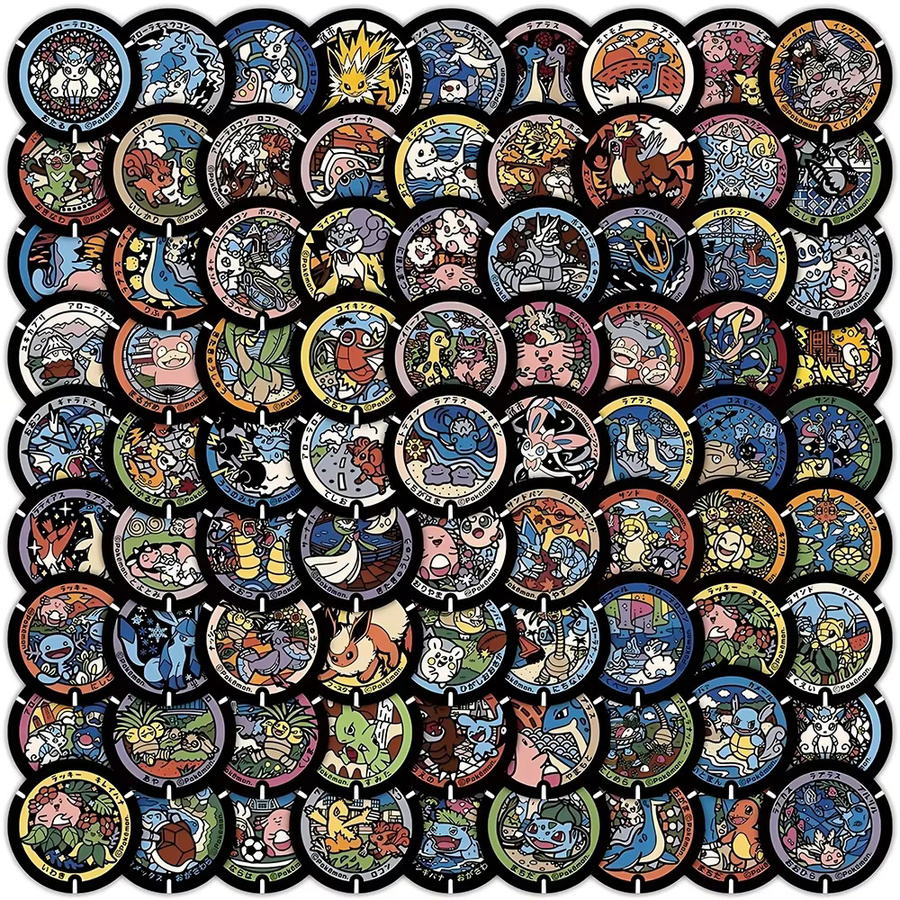 Bandai Pokémon Aufkleber, 50 Stück - Bild 2