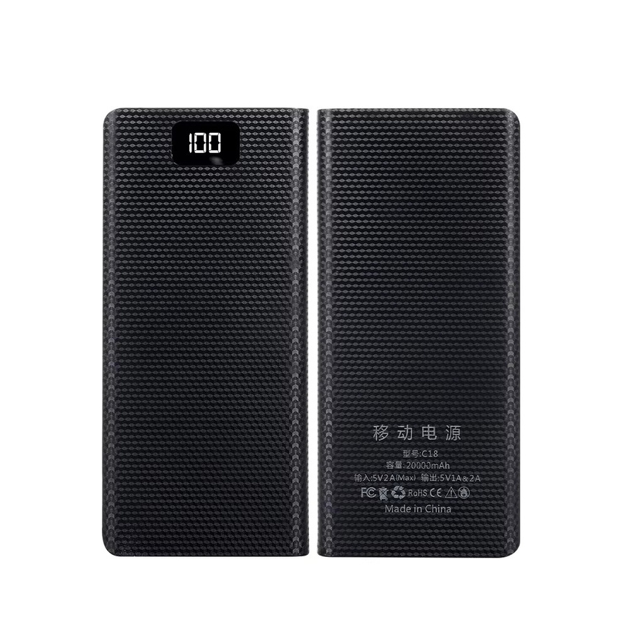 Kebidumei DIY 18650 Power Bank Gehäuse mit USB Typ C, Schwarz, ohne Batterie - Bild 2