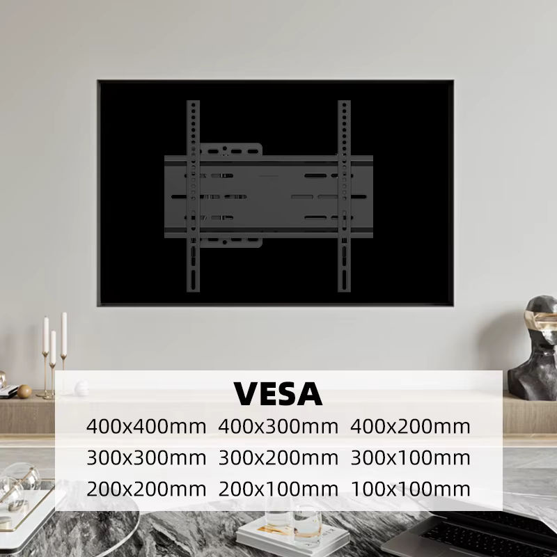 BEISHI Full Motion TV-Wandhalterung für 32-65 Zoll, schwarz, drehbar und neigbar, max. VESA 400 x 400 mm, mit 70 cm langem Arm - Bild 4