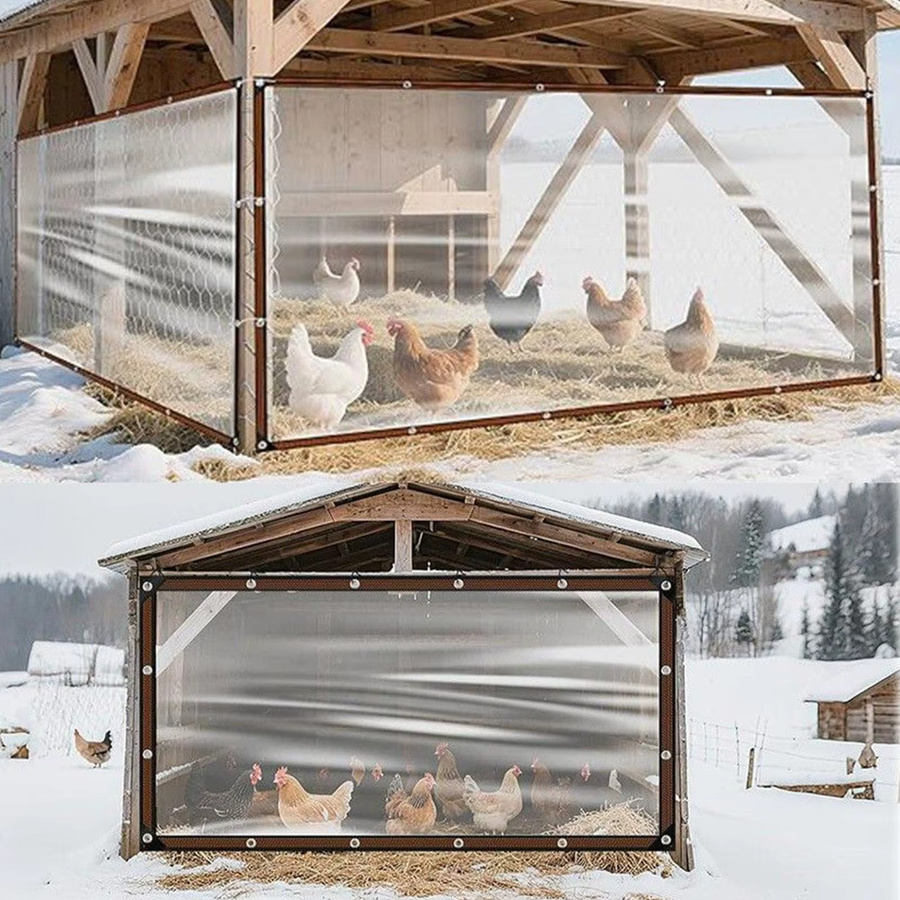 Transparente und wasserdichte Polyethylen-Plane als robuster Outdoor-Schutz für dein Gewächshaus oder Terrassendach - Bild 3