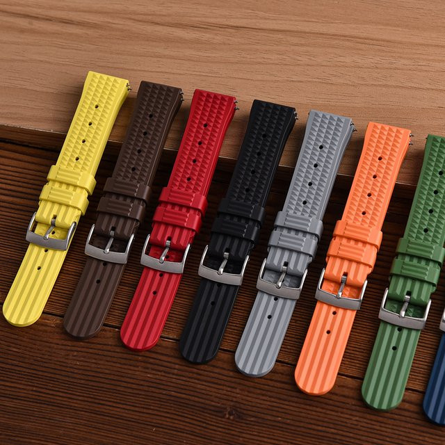FancyWrist Uhrenarmband, FKM-Gummi, Kautschuk, Unisex - Bild 1