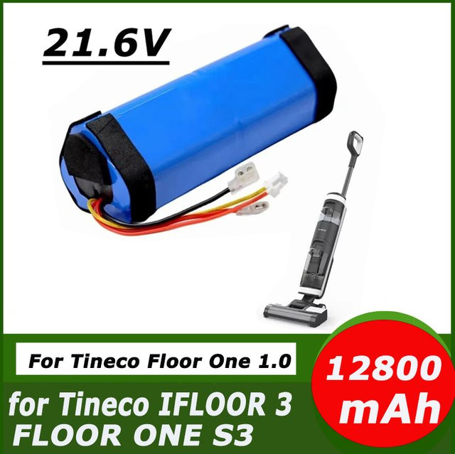 Tineco Akku Li-Ion 21,6V 128000 mAh in Blau für Floor One 1.0 FW25M-01 FW25W-01 und One S3-01 Akku-Staubsauger - Bild 1