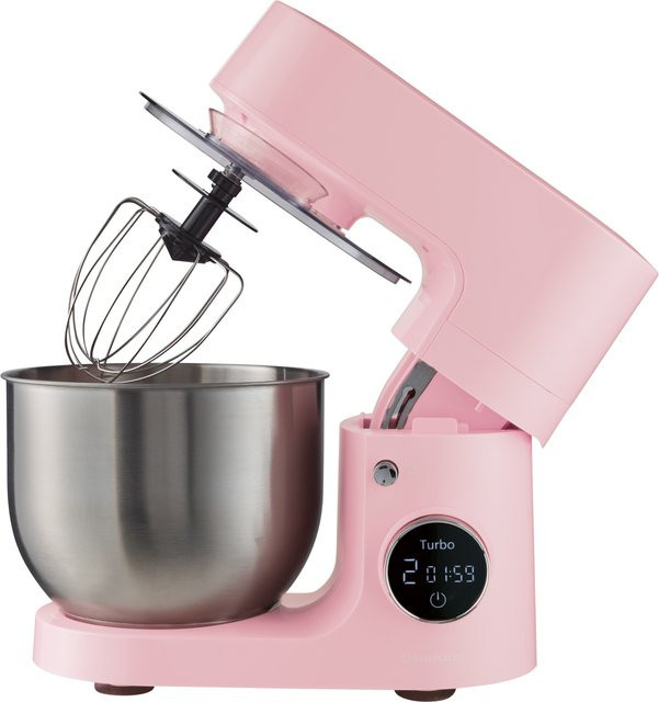 Silvercrest Küchenmaschine in Pink mit Edelstahl-Zubehör und Pulse-Funktion - Bild 1