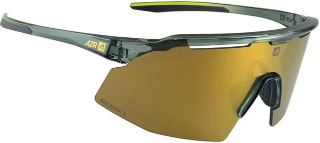 AZR Iseran Sonnenbrille, Wrap, Vollrand, Kunststoff, Gold, Unisex - Bild 1