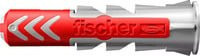 Fischer DuoPower Universal Dübel, Durchmesser: 6 mm, Länge: 30 mm, Nylon, Grau/Rot - Bild 1