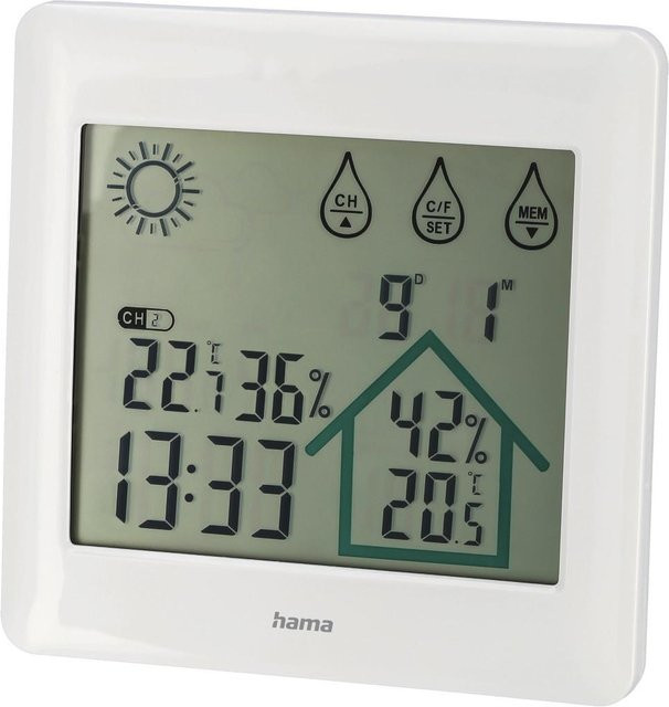 Hama Wetterstation Action in Weiß - Bild 1