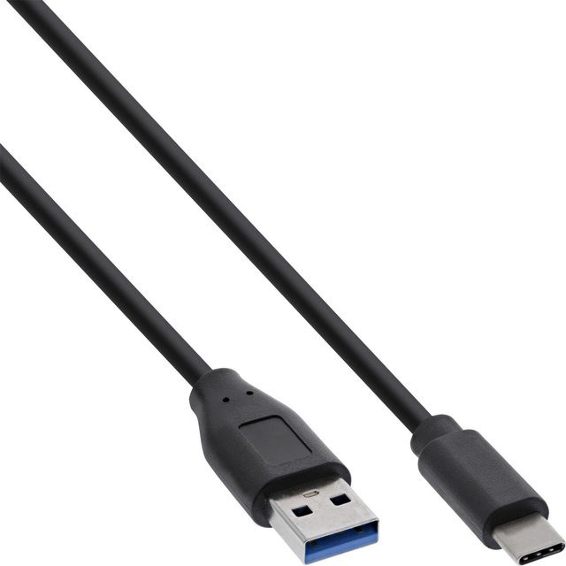InLine USB 3.2 Kabel USB Typ-C auf USB Typ-A, 60er Bulk-Pack, schwarz, Länge: 2 m - Bild 1