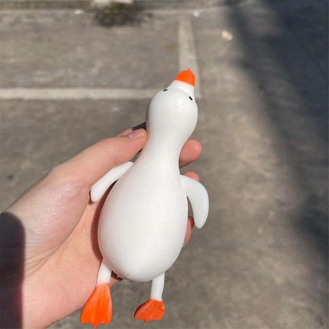 Jumbo Squishy Ente, Stressball, Fidget Spielzeug - Bild 1