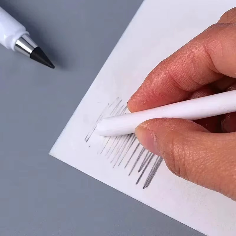 Unbegrenzt schreibbarer Graphit-Stift in Grün für Kunst und Zeichnen als Geschenk für Kinder - Bild 3