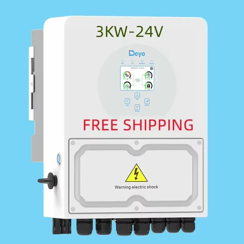 Deye Hybrid-Solarwechselrichter Sun-3K-SG04LP1-24-EU, 3kW, 24V, einphasig, mit WLAN, IP65, Farbe: Weiß - Bild 2