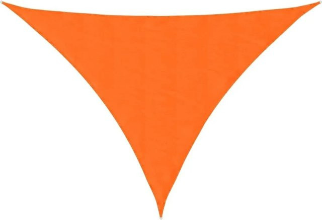 vidaXL Sonnensegel aus PU-beschichtetem Oxford-Gewebe, dreieckig, Orange, B x T x H: 300 x 300 x 424 cm - Bild 1