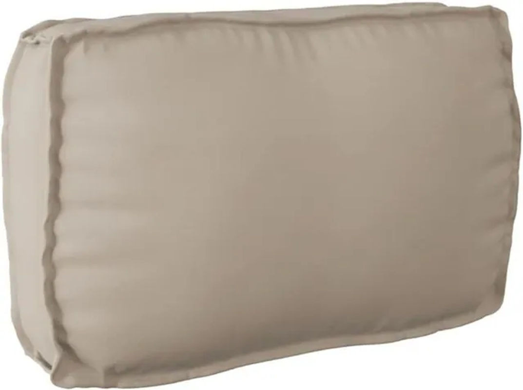 vidaXL Palettenkissen für die Rückenlehne in Taupe meliert, rechteckig, B/H/T: 70 x 40 x 12 cm - Bild 1