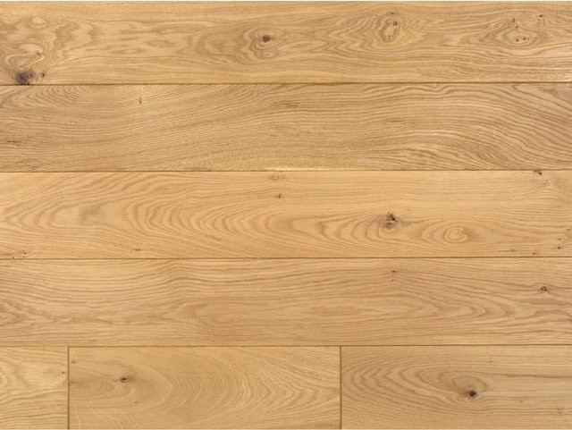 Osmo Massivholzdiele Eiche Rustikal in Beige und Braun mit UV Hartwachs-Öl - Bild 1
