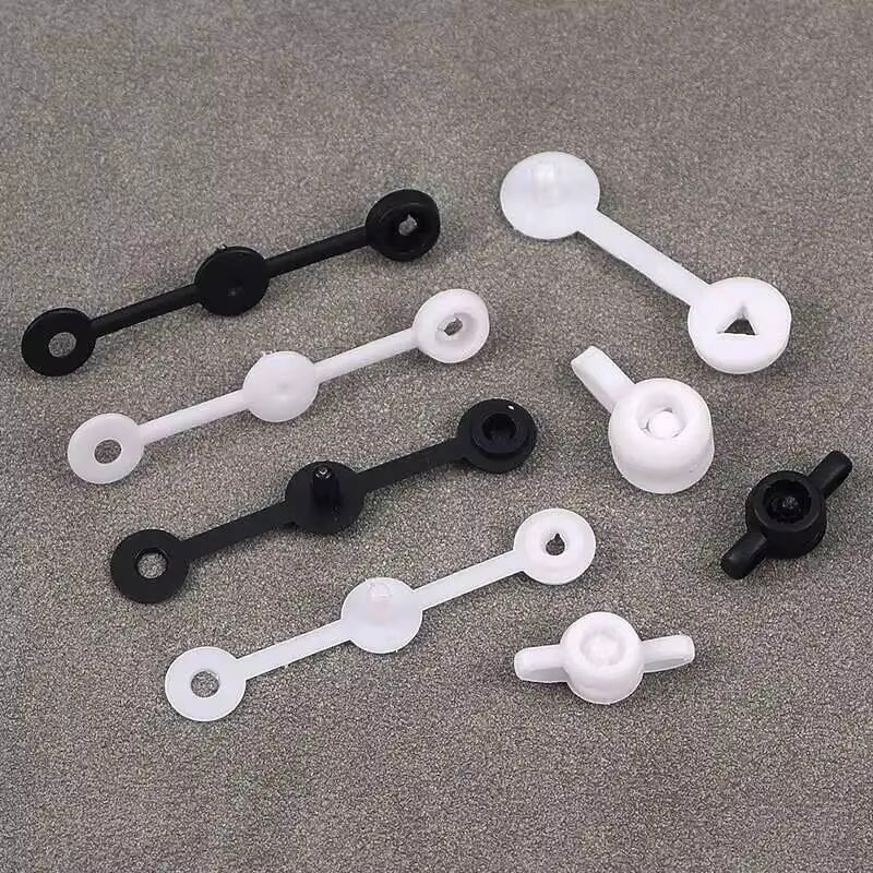 Loripos Kunststoff Druckknopf Verschluss Set mit 100 Steckern und Clips für Armbänder und Regenmäntel - Bild 1