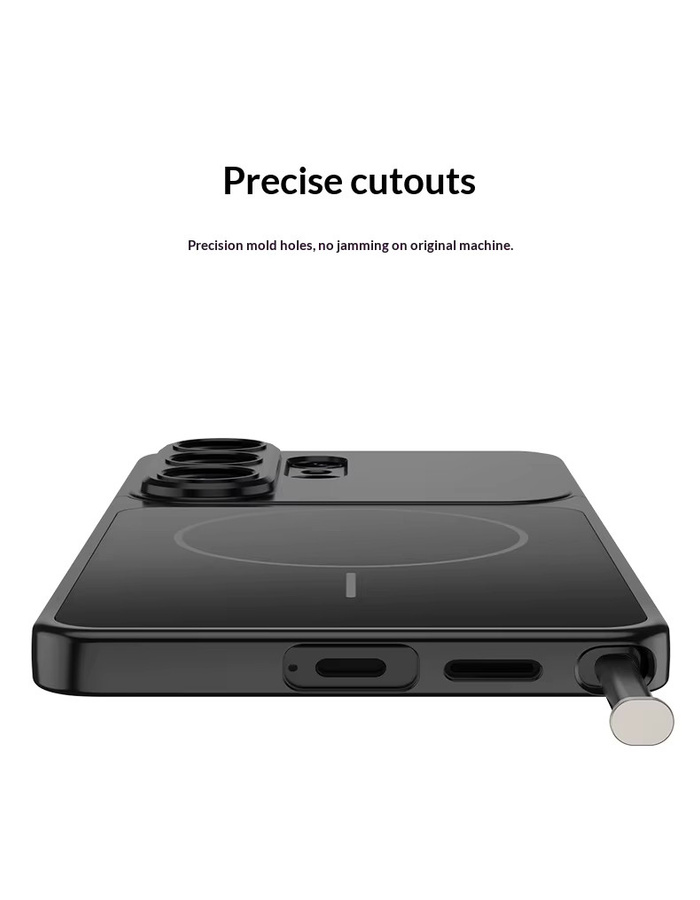 Magnetische 2-in-1 Handyhülle für Samsung Galaxy S26 Ultra in Schwarz mit AG Matte Oberfläche und MagSafe-Kompatibilität - Bild 3