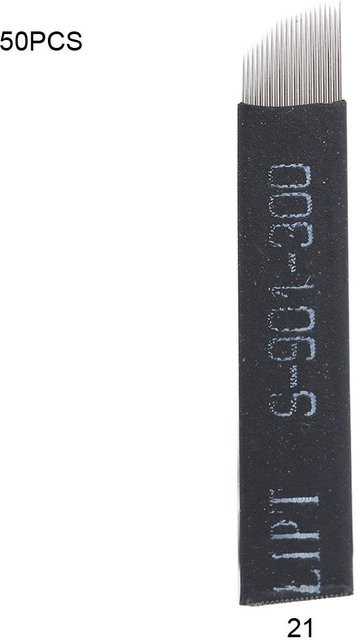 DIYelecs Microblading Augenbrauen Nadeln, 50 Stück, Unisex - Bild 1