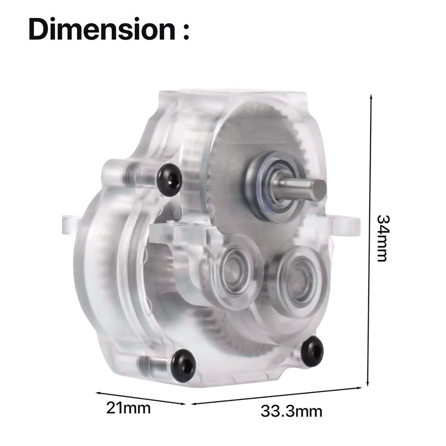 9IMOD Komplettes Getriebe 40,3:1, Metall/Kunststoffgehäuse, 1:24 - Bild 3