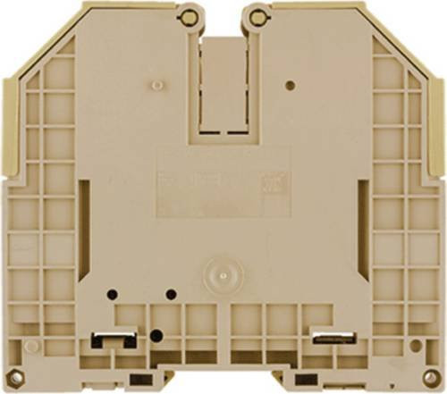 Weidmüller Durchgangsklemme WDU 120/150 HG in Grün und Beige - Bild 1