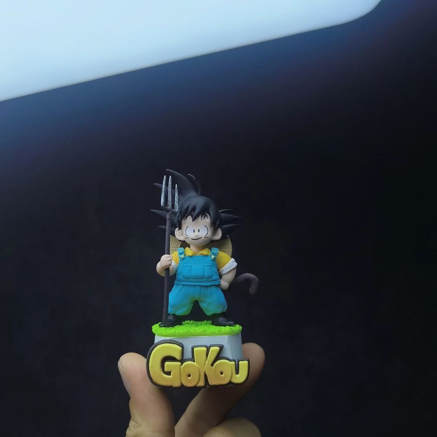 Bandai Dragon Ball Z Anime Figur Goku Bauer Szene in Multicolor, Höhe: 9 cm - Bild 2