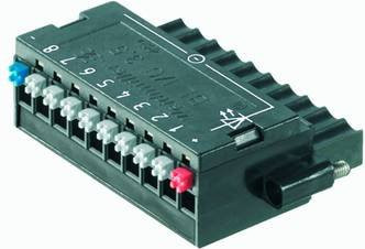 Weidmüller Buchsengehäuse-Kabel Schwarz, Polzahl 10, Rastermaß: 3.50 mm, 20 Stück - Bild 1