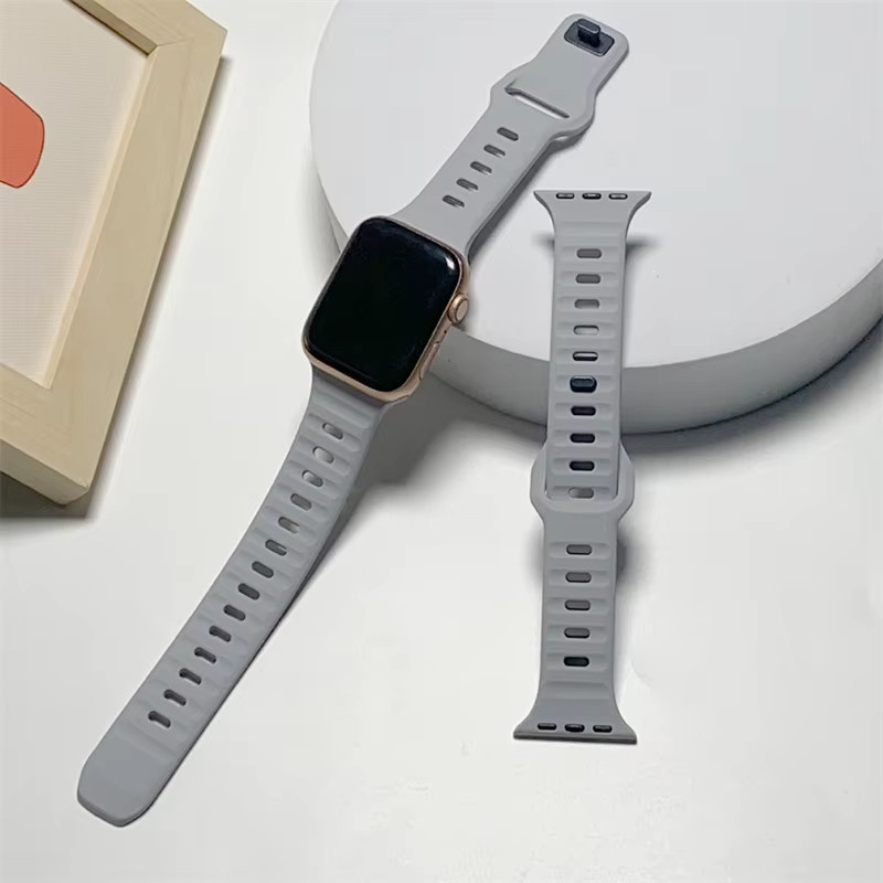 Silikon-Armband für Apple Watch, Bunt, Unisex - Bild 3