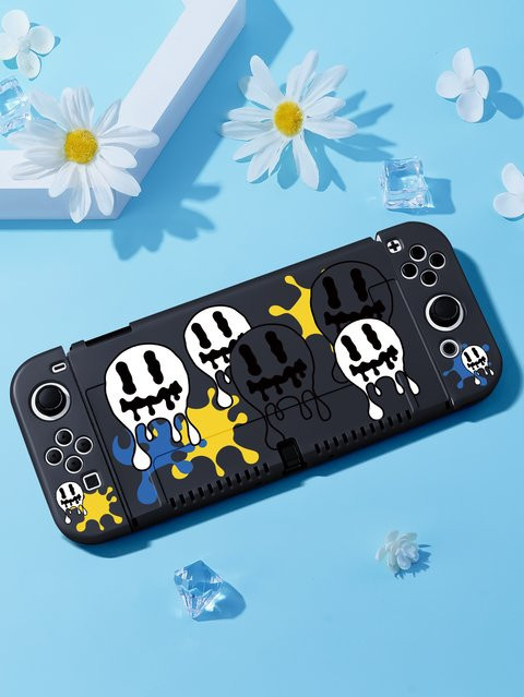 Transparente Schutzhülle für deine Nintendo Switch OLED mit trennbaren Joycon-Abdeckungen - Bild 1