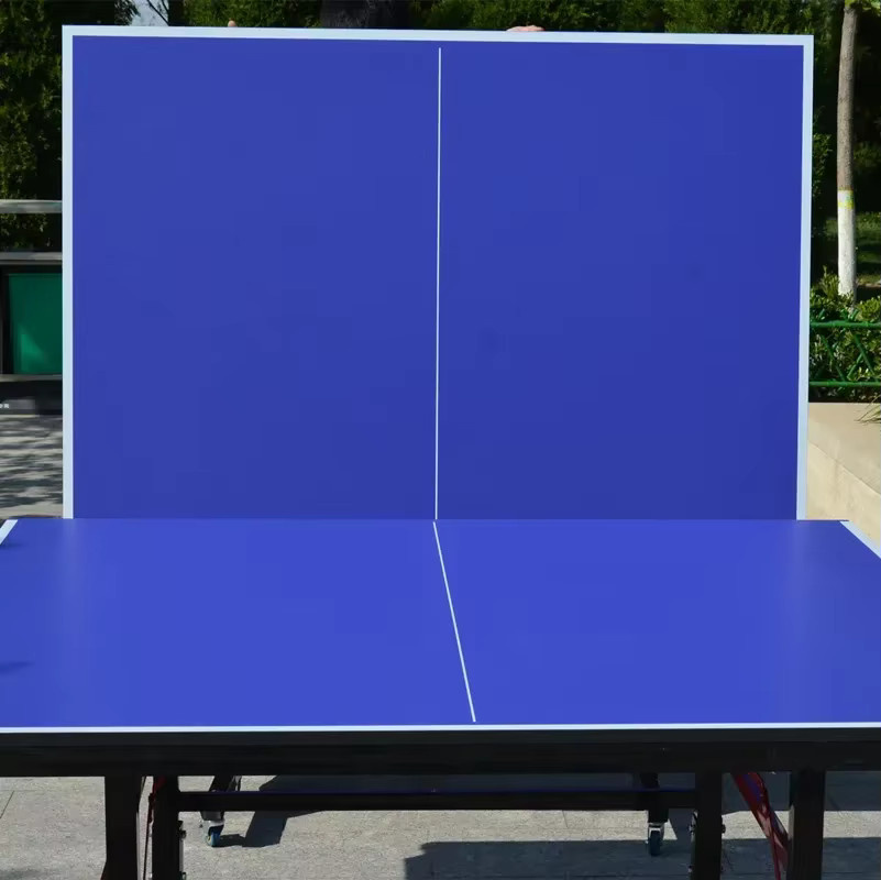 Factory Direct Tischtennistisch in voller Größe mit beweglichen Rädern, Blau - Bild 4