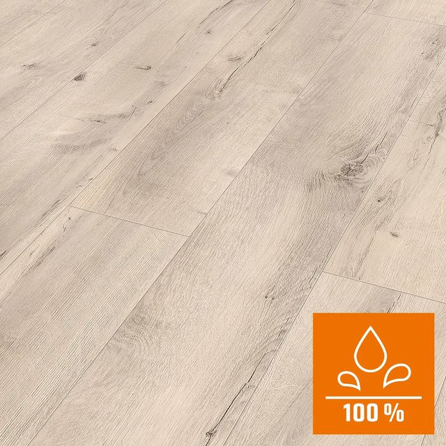 Classen Laminat NK32 Oak Creme in Beige, wasserfest, 8 mm Stärke - Bild 1