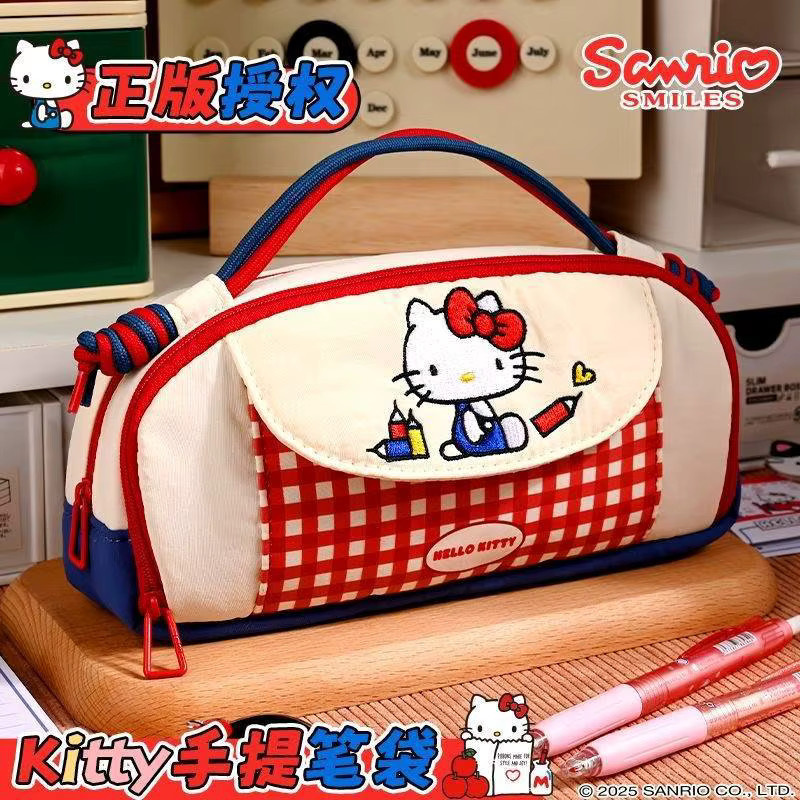 Hellokitty Federmäppchen aus Textil in Multicolour für Mädchen und Studenten - Bild 2