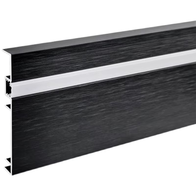 Khelse LED-Aluminiumprofil für Boden- und Wandsockel, Silber, H: 10 cm, B: 16 cm, T: 8 cm - Bild 6