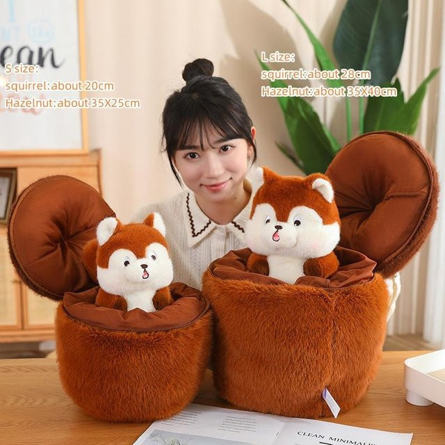 Linyi toy Taiyaki Katze Plüschtier, Tiere, Braun, Mehrfarbig - Bild 1