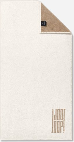 JOOP! BARS DOUBLEFACE Handtuch aus Baumwolle in Beige, Breite: 50 cm, Länge: 100 cm - Bild 1