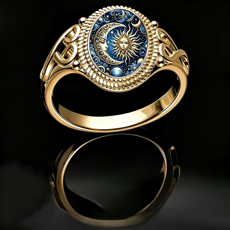 konminry Ringe, Vintage, Silber, Herren - Bild 2