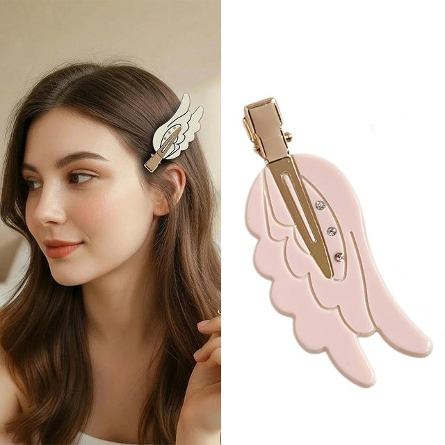 Haarspangen Engelsflügel, Rosa, Damen und Mädchen - Bild 1