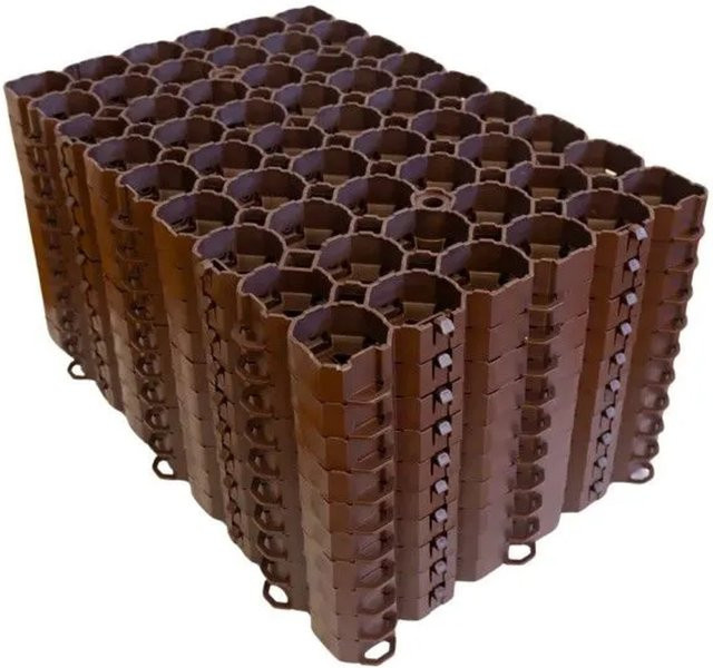 ViD Rasengitter Rasenwaben 10 Stück Braun B/T/H: 60 x 40 x 4 cm - Bild 1