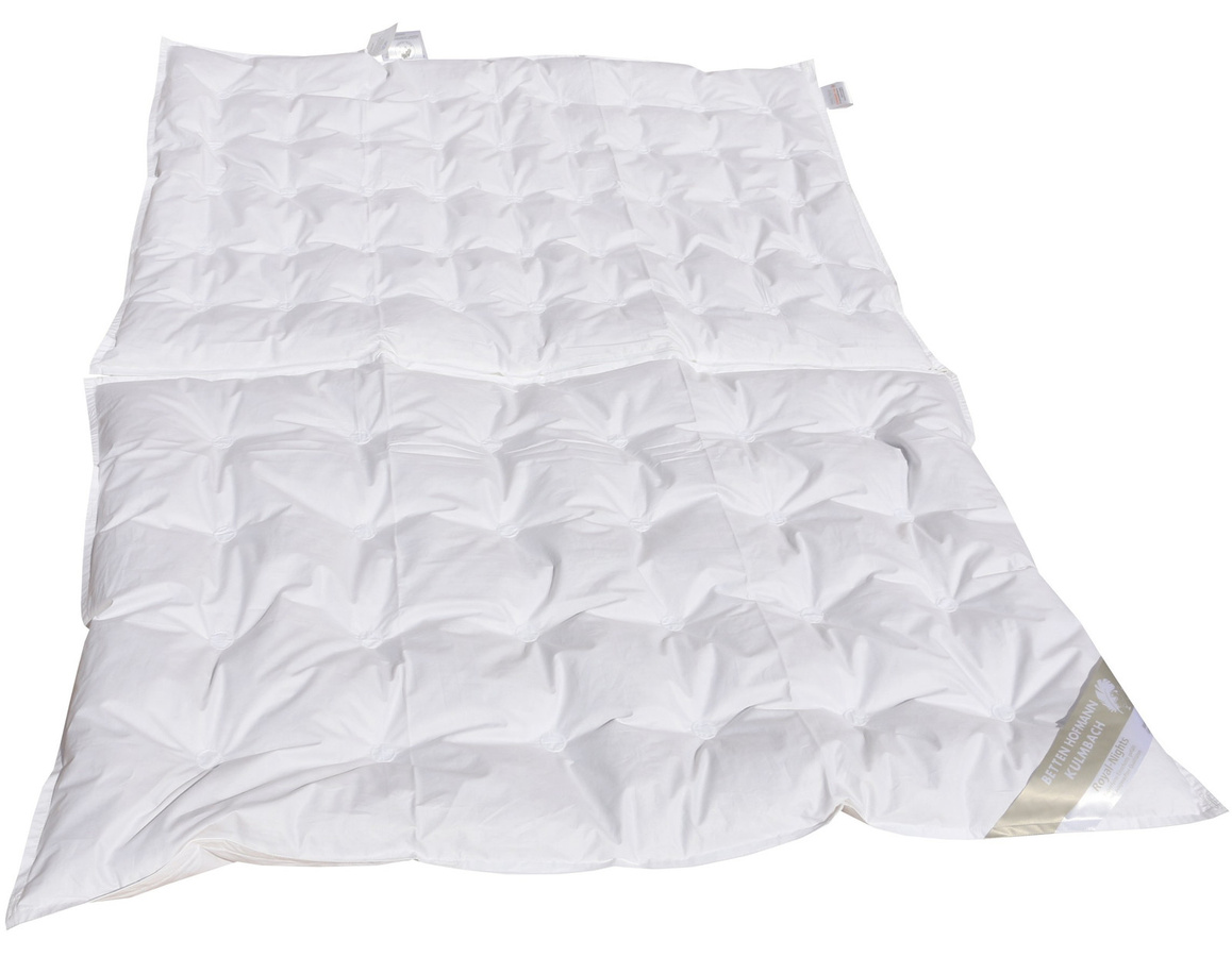 Betten Hofmann Billi Kinder Ganzjahres Daunendecke, 100% Daunen, Weiß, B: 100 cm, L: 135 cm - Bild 1