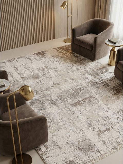 Kadima Design Teppich SIENA-Arbia, abstrakt und modern, Beige, B: 200 cm, T: 300 cm - Bild 1
