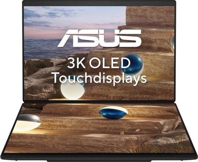 Asus Zenbook Duo 14 2in1 Convertible Notebook, Moher Gray, 14 Zoll 3K, Intel Core Ultra 9 386H, 32 GB, 1 TB SSD - Bild 2