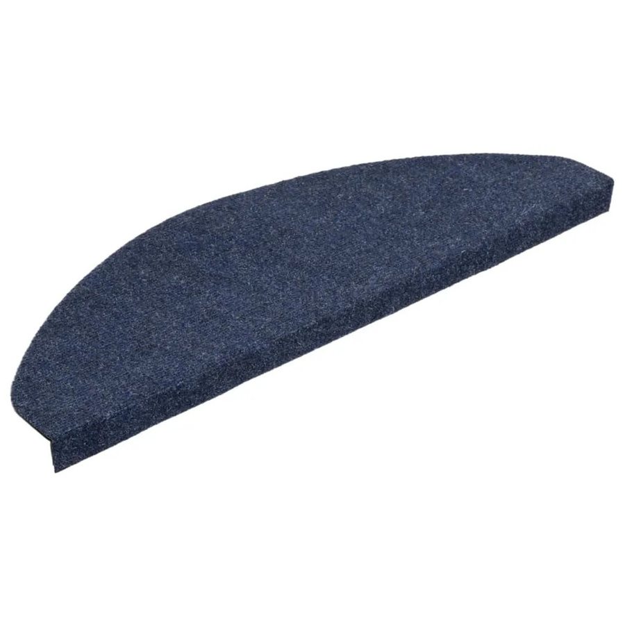 vidaXL Stufenmatten selbstklebend, 15 Stück, Blau, rutschfest und schalldämmend, B/T/H: 65 x 22,5 x 3,5 cm - Bild 2