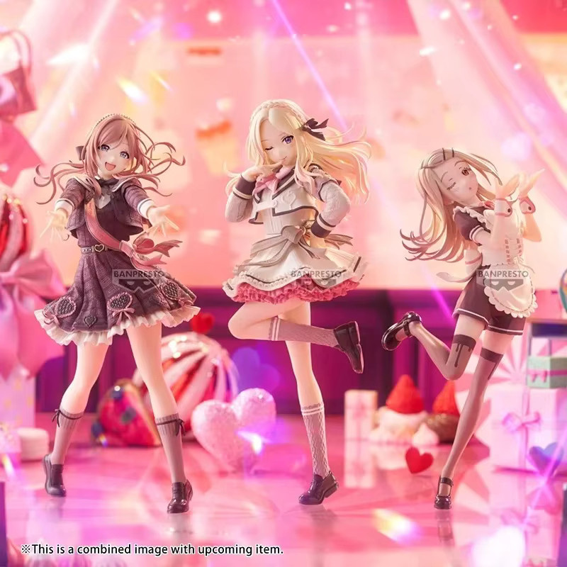 BANDAI Banpresto ESPRESTO Sweet Moment Gakuen Idolm@ster Rinami Sena Hiro Anime-Sammelfigurenset - Bild 2