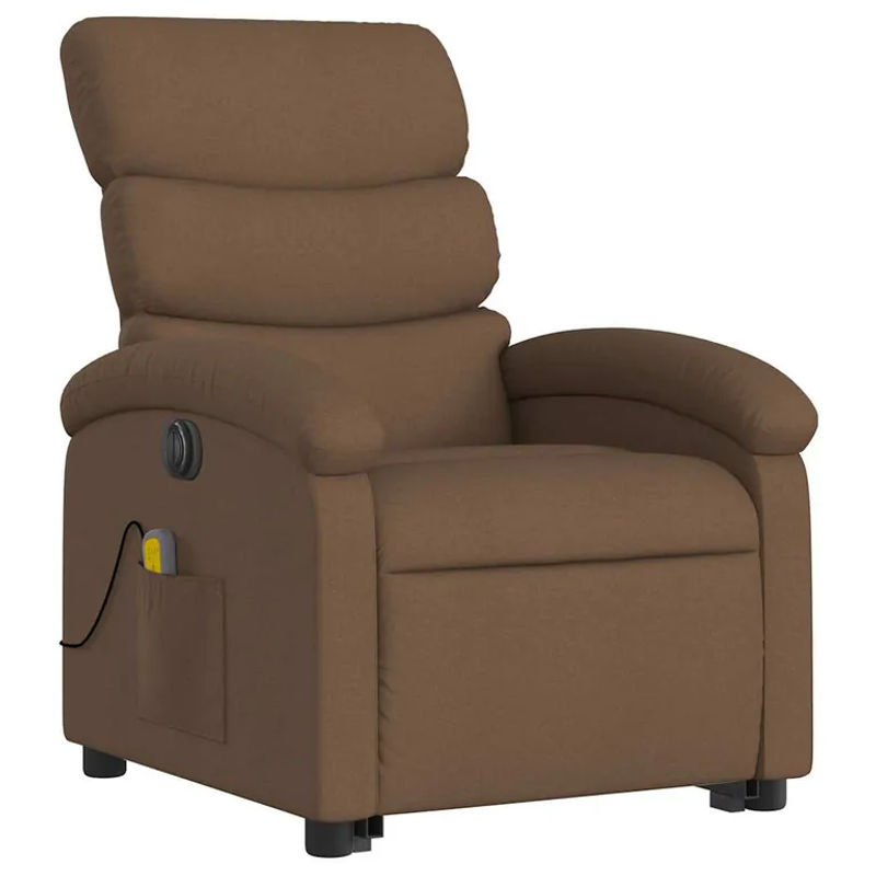 Vidaxl Elektrischer Massagesessel mit Aufstehhilfe in Braun - Bild 3