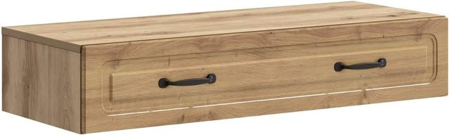 vidaXL Wandmontierter Beistelltisch Artisan-Eiche, Braun, B/T/H: 87,5 x 34,5 x 17 cm - Bild 1