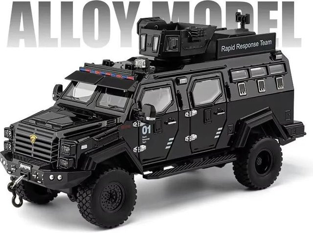 Linyi toy car Säbelzahntiger Legierung Modell Spielzeug, 1:24, mit Licht und Geräusch, ab 14 Jahren - Bild 1