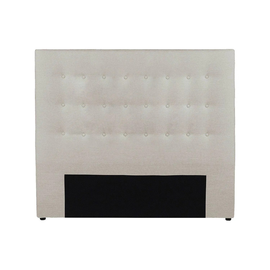 Vente-unique Bettkopfteil Francesco Polsterteil aus Stoff in Beige, Breite: 184,5 cm - Bild 2