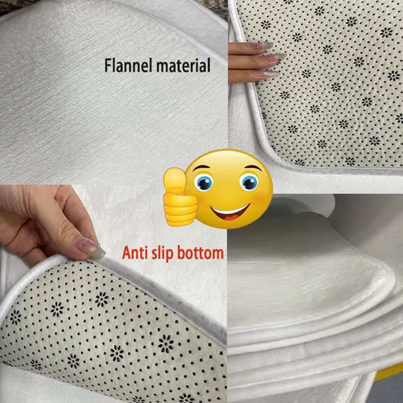 Karpetti Fußmatte Set mit Streifenmuster, rutschfest und waschbar, Polyester, Schwarz, 2 Stück, B/T: 40 x 60 cm und 40 x 120 cm - Bild 2