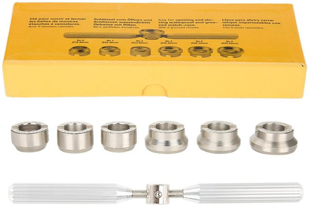 TOMTOP Uhren Reparatur Werkzeug Set, Edelstahl, Silber - Bild 1