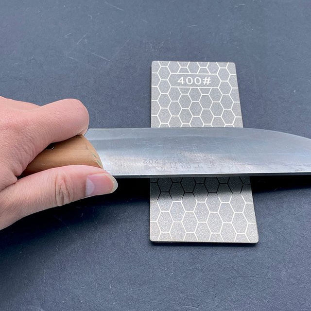 RSCHEF Diamant-Messerschärfer Schleifstein in Grau mit Körnungen 400, 600, 1000 und 120 für Küchenwerkzeuge - Bild 1
