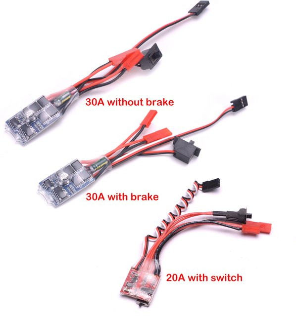Readytosky Micro ESC, elektrischer Geschwindigkeitsregler, 20A 30A, für 2S 4~8V - Bild 1