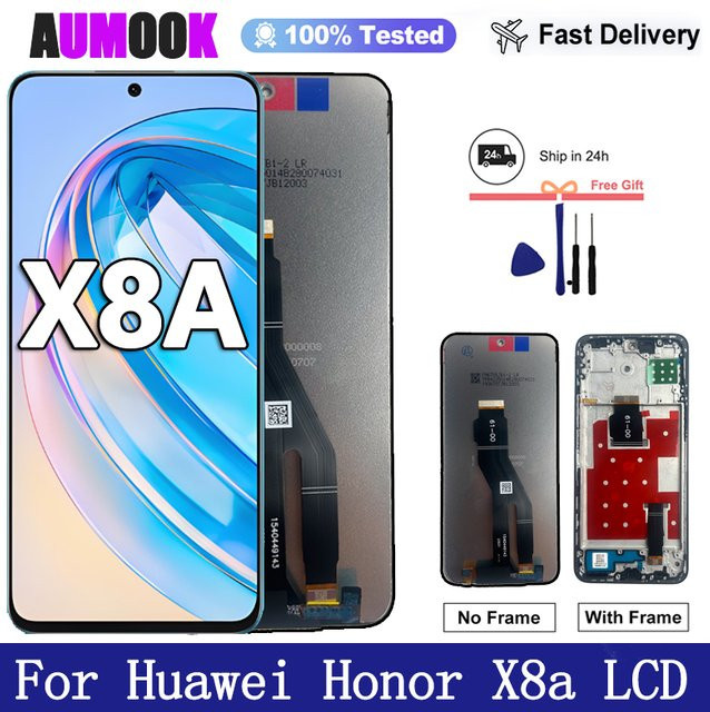 Honor X8a LCD-Display mit Touchscreen-Digitizer-Einheit für CRT-LX1 LX2 LX3 Ersatzdisplay 6,7 Zoll - Bild 1