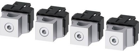 Siemens Rundleiteranschlussklemme 3VA9144-0JB11 in Silber - Bild 1